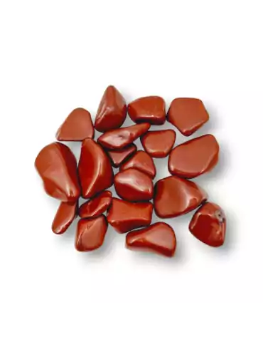 red jasper tumbled stones A