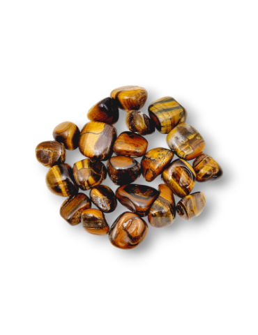 Tiger Eye Rolled Stones A