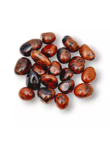 mahogany obsidian rolled stones AA