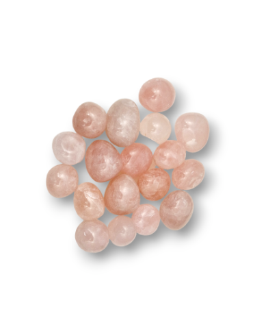 quartz rose pierres roulées A