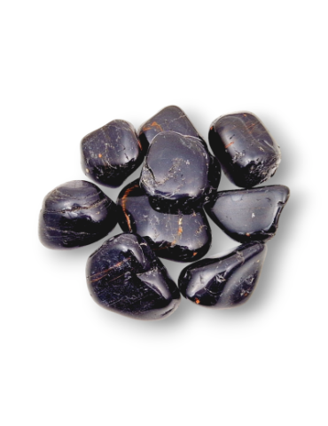 black tourmaline rolled stones AB