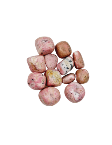 Peruvian rolled rhodonite stones A