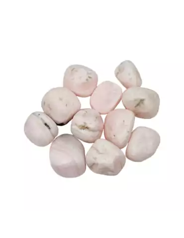 Mangano calcite tumbled stones A