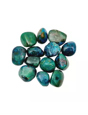 AA tumbled chrysocolla stones