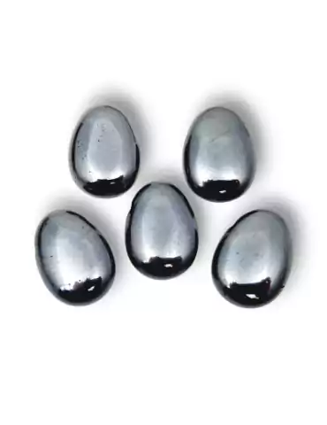 Pierced Hematite Pendants lot x5