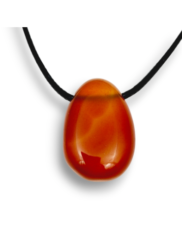 Pierced Carnelian Pendants set x5