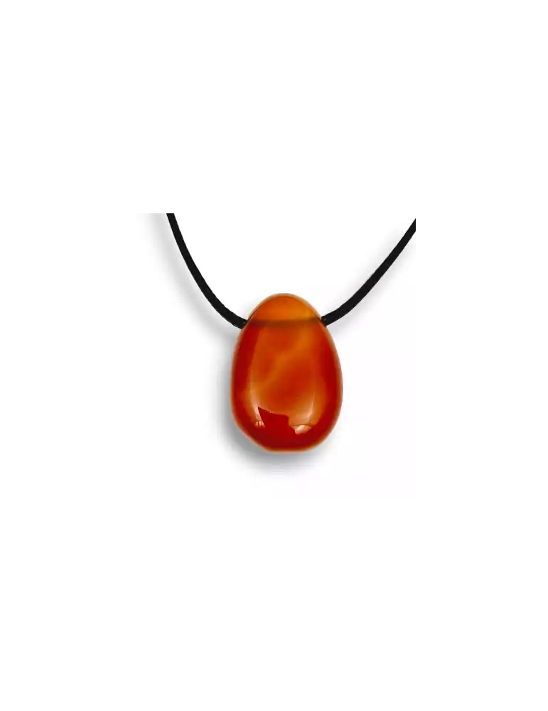 Pierced Carnelian Pendants set x5