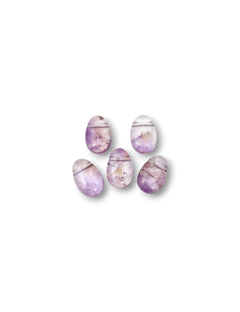 Pierced Ametrine pendants set x5