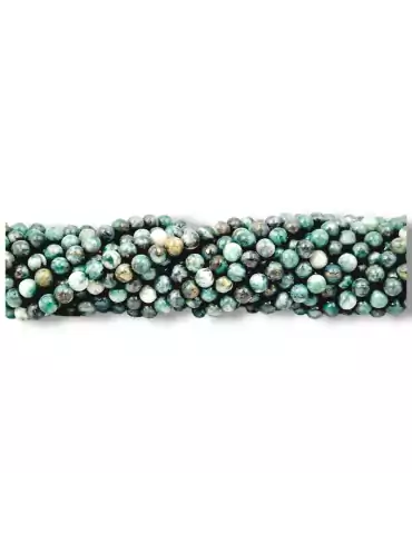 Emerald thread AB beads