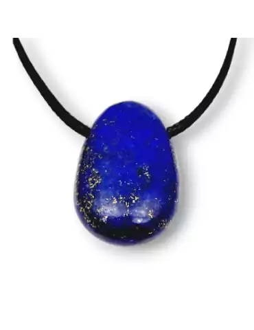 Pendentifs percés travers Lapis Lazuli  lot x5