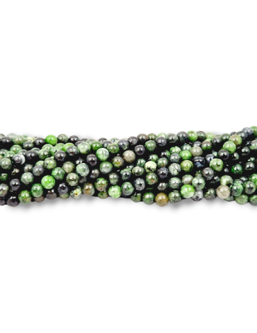 Diopside thread beads A