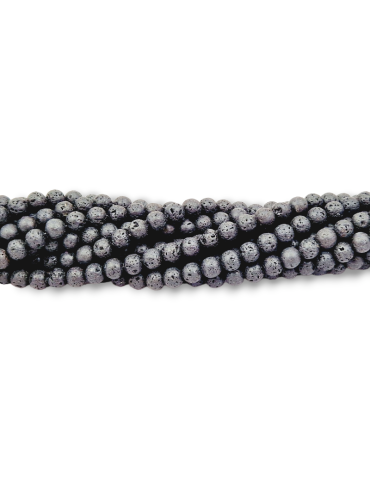 Lava stone bead thread A