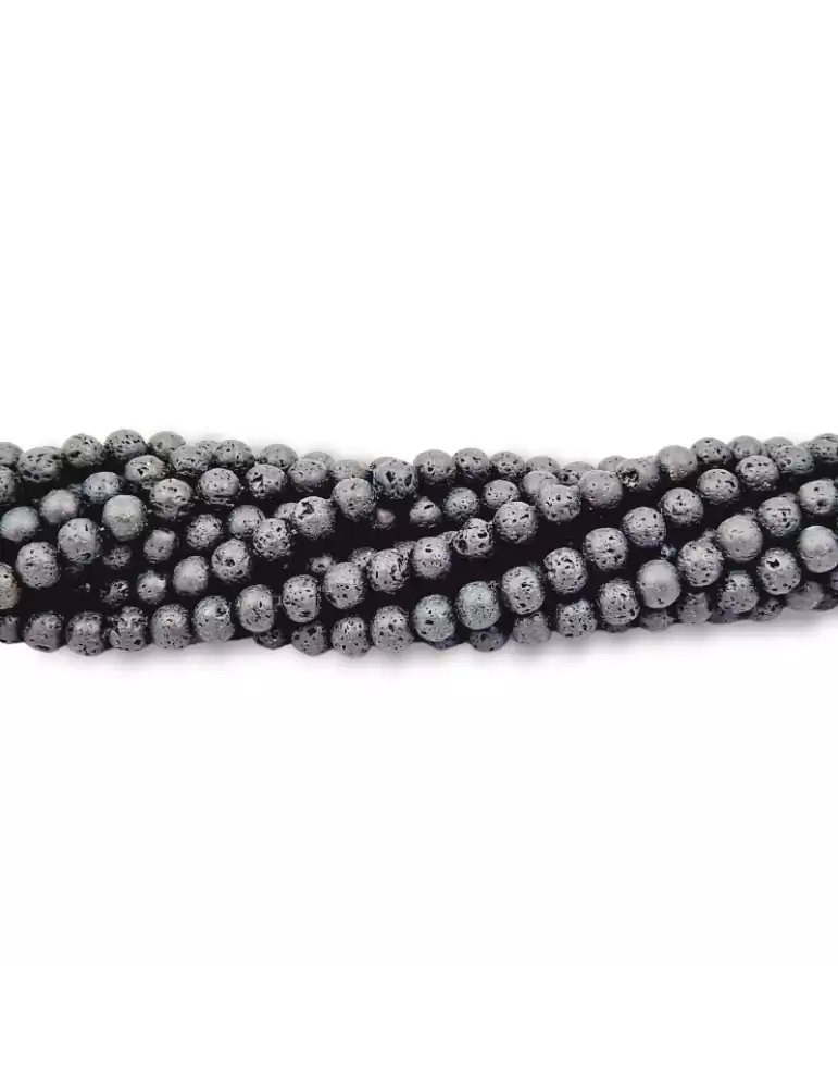 Lava stone bead thread A