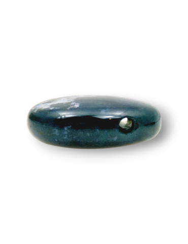 Pierced pendants through Moss Agate batch x5