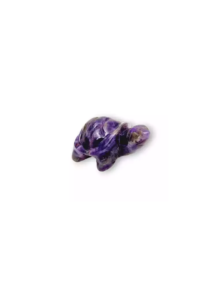 Amethyst carved turtle