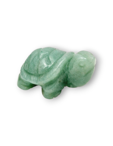 Green Aventurine carved turtle