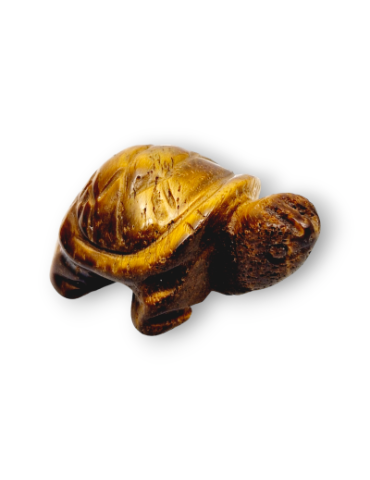 Turtle carved in Tiger's Eye