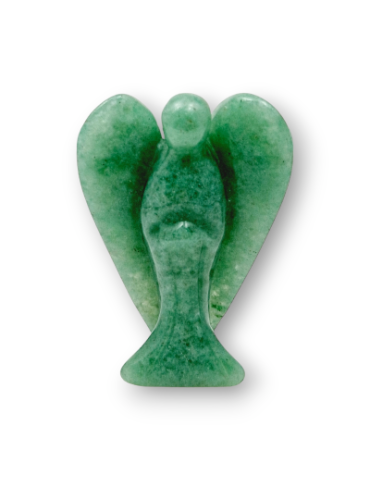 Green Aventurine carved angel