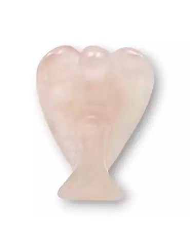 Angel carved in Rose Quartz