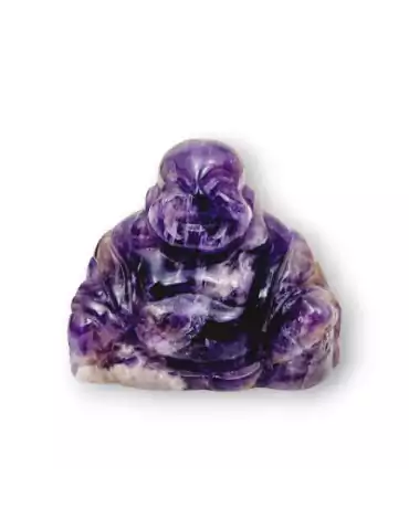 Buddha aus Amethyst geschnitzt