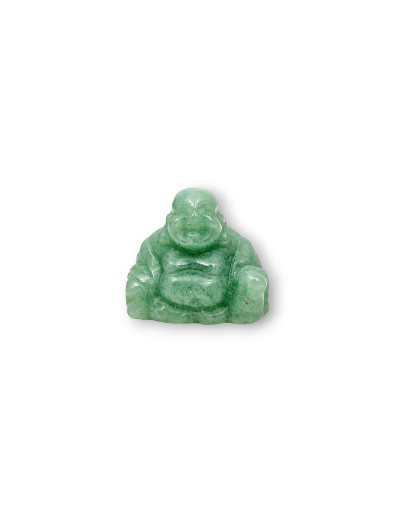 Buddha sculpted in Green Aventurine