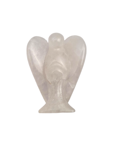 Anjo esculpido em cristal de rocha