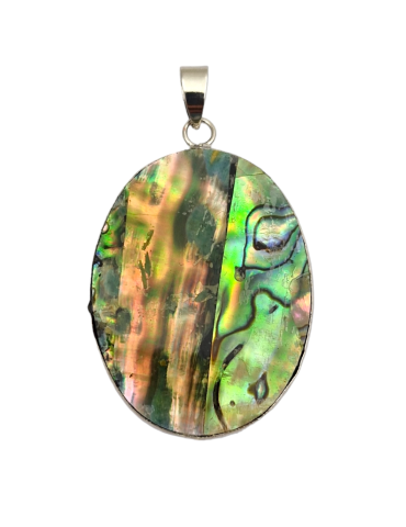 Oval pendant in mother-of-pearl 4,5cm