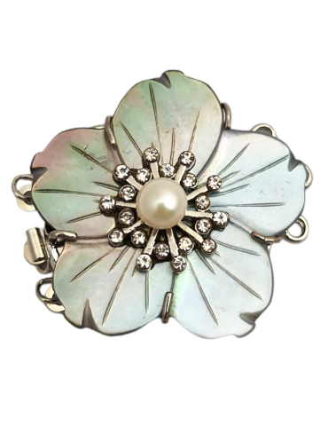 Sakura pendant in mother-of-pearl 3.5cm