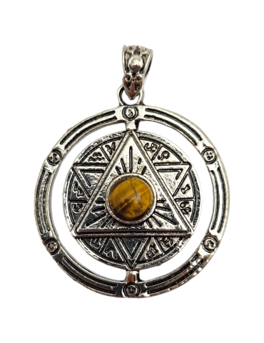 Rotating pentacle pendant...