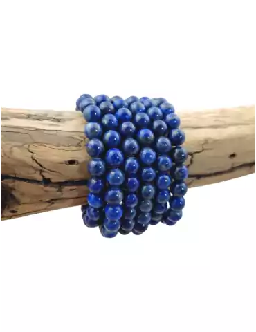 Lapislazuli-Perlenarmband A