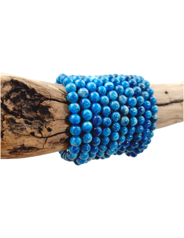 Pulsera de apatita azul con...