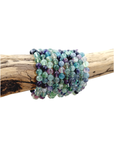 Braccialetto di fluorite con perle A