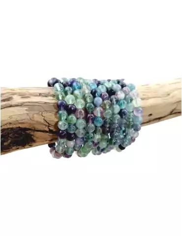 Fluorite Bead Bracelet A