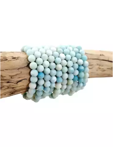 Bracelet Amazonite dépolie...