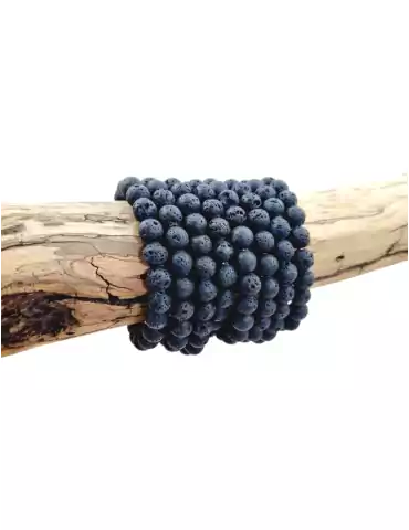 Lava bead bracelet A