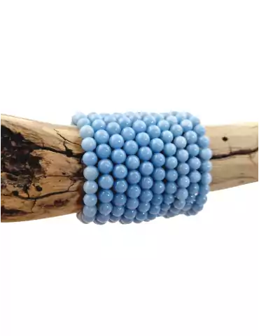 AA Angelite Bead Bracelet