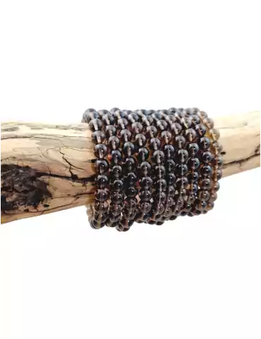 Smoky quartz AA bead bracelet