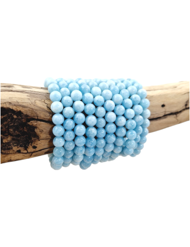 Aigue-marine bracelet beads A