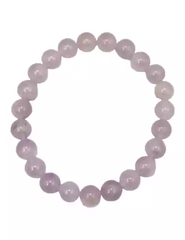 Lavender Amethyst Bead Bracelet A