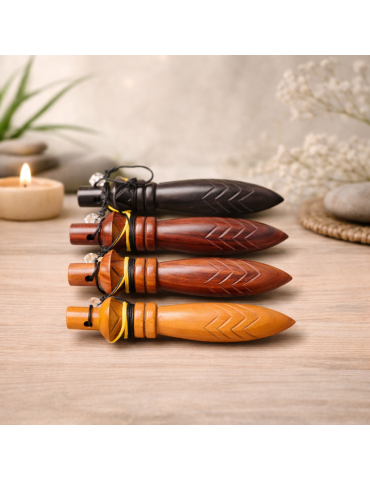 Pendules de Thot en bois et pierres